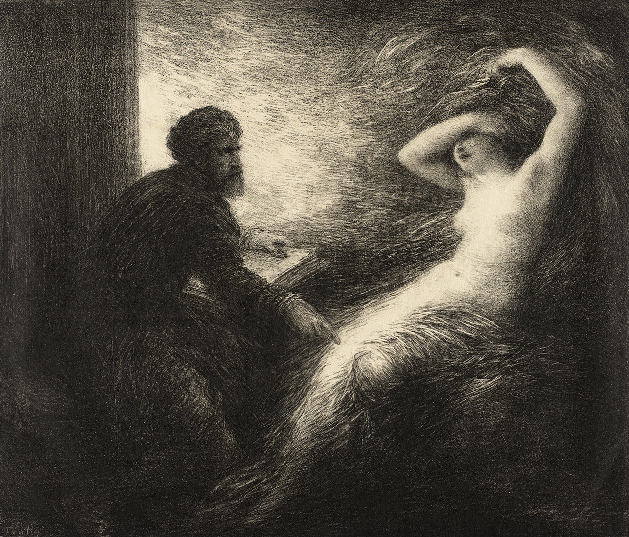 Evocación de Kundry de Henri Fantin-Latour