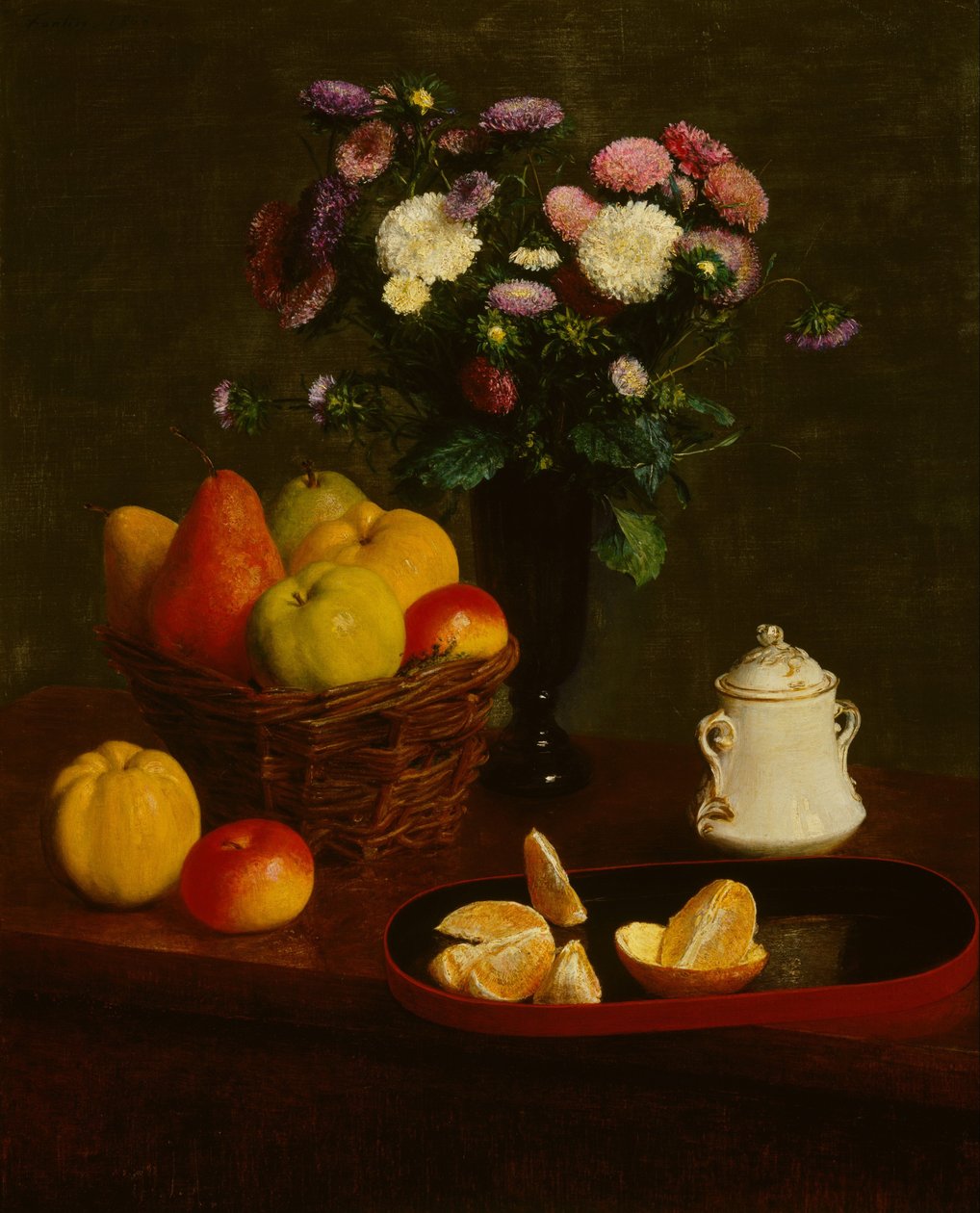 Flores y frutas de Henri Fantin-Latour
