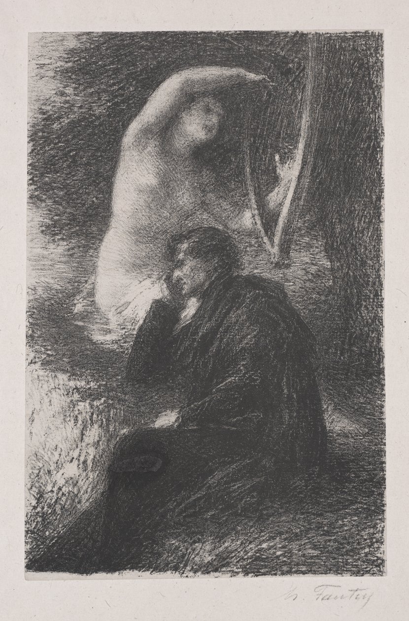 Lélio: El arpa eólica de Henri Fantin-Latour