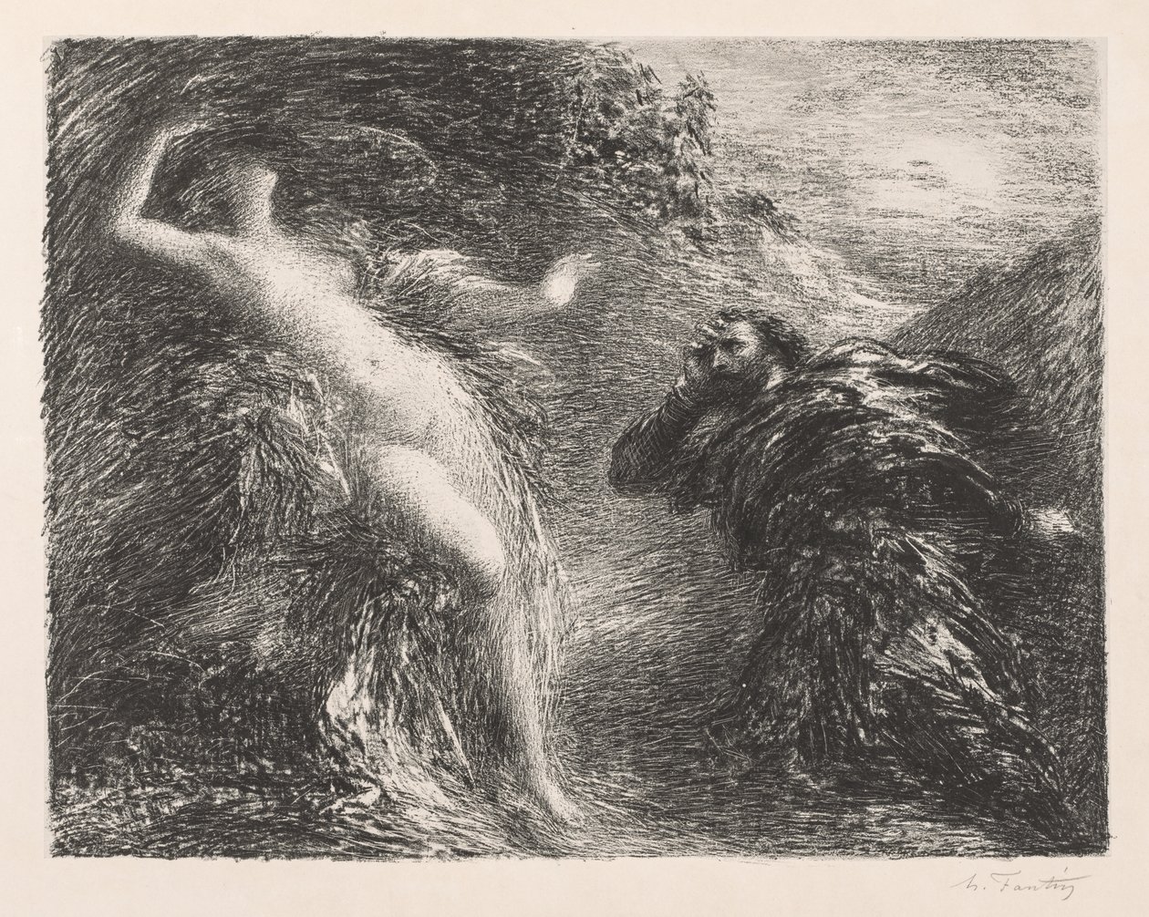 Manfredo y Astarté de Henri Fantin-Latour