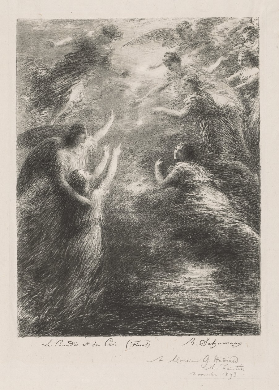El Paraíso y el Peri de Henri Fantin Latour