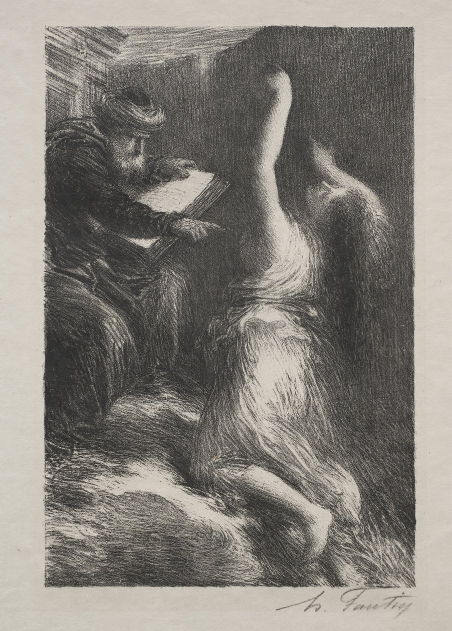 Parsifal, Acto II: Evocación de Kundry de Henri Fantin-Latour
