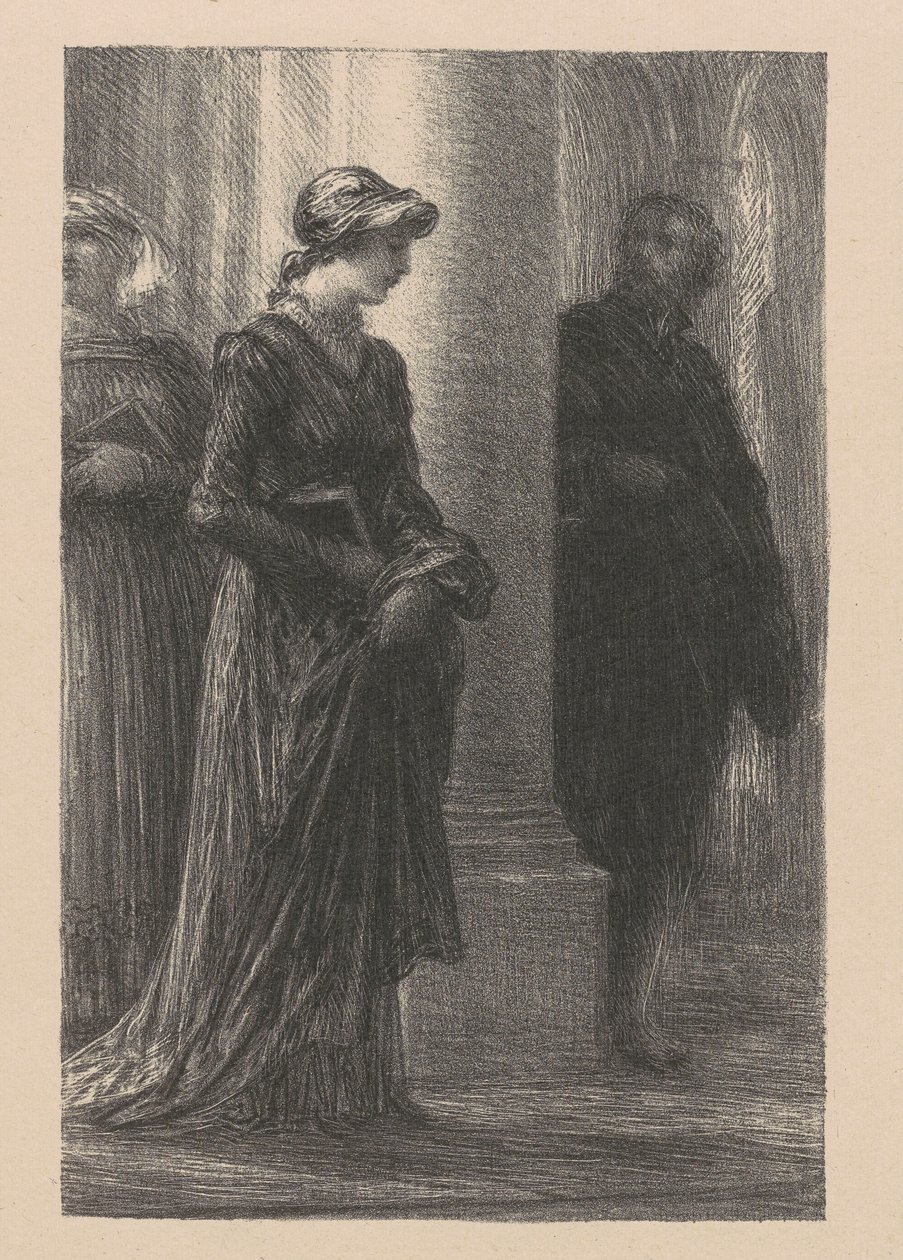 Richard Wagner y su genio, a partir de escenas de «El oro del Rin» de Henri Fantin-Latour