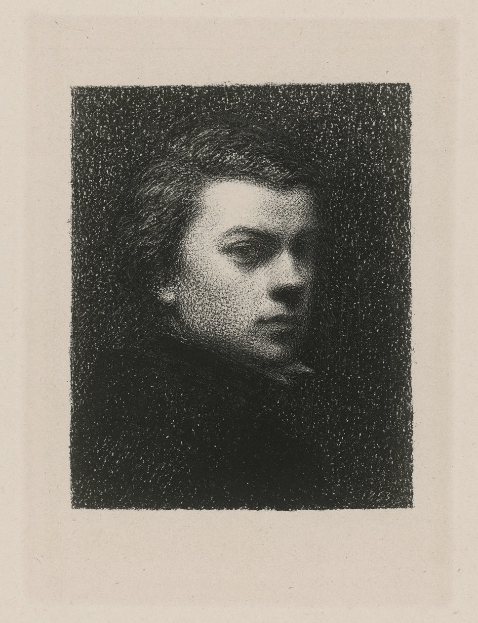 Autorretrato a los 17 años de Henri Fantin-Latour