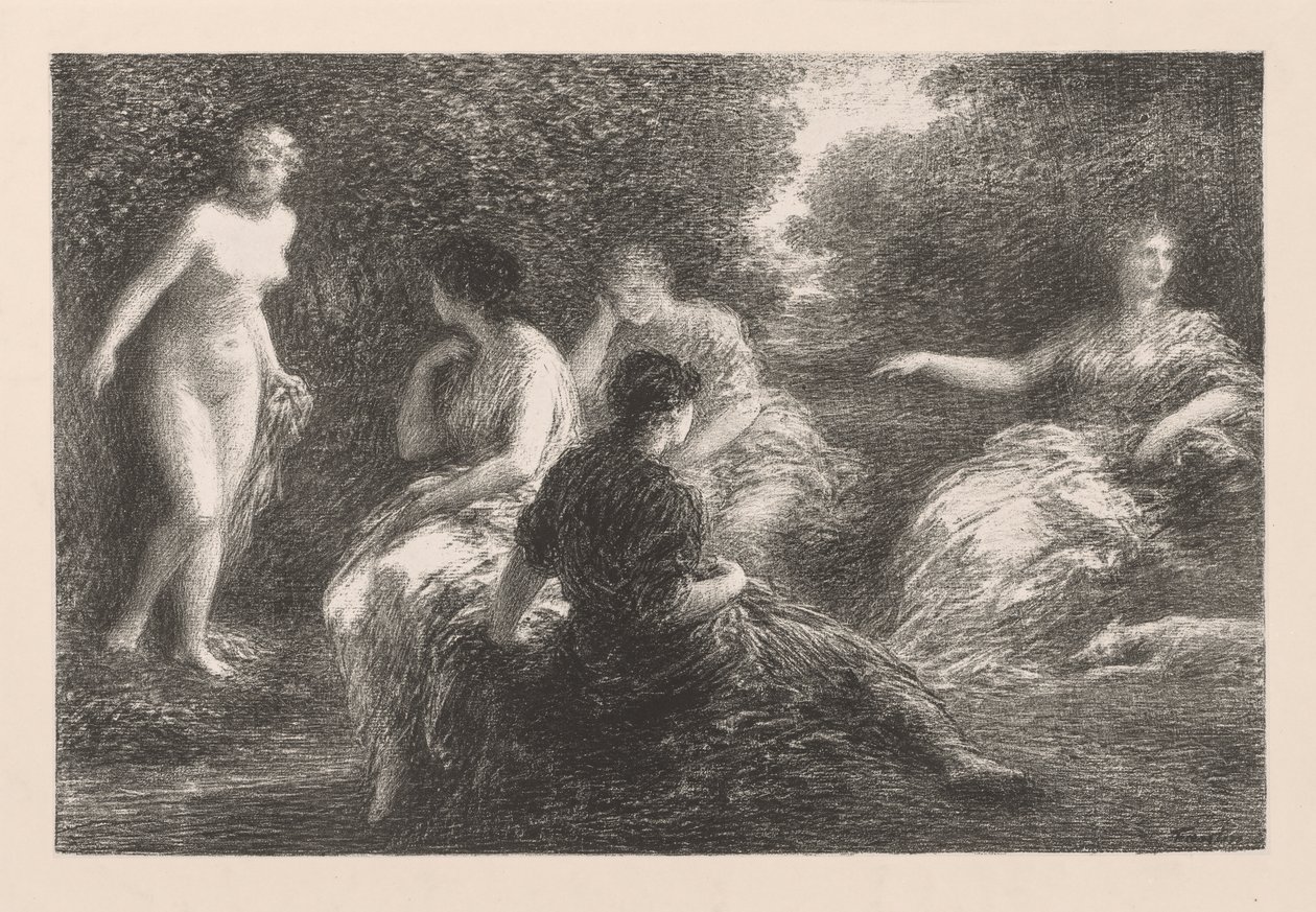 Los bañistas de Henri Fantin-Latour