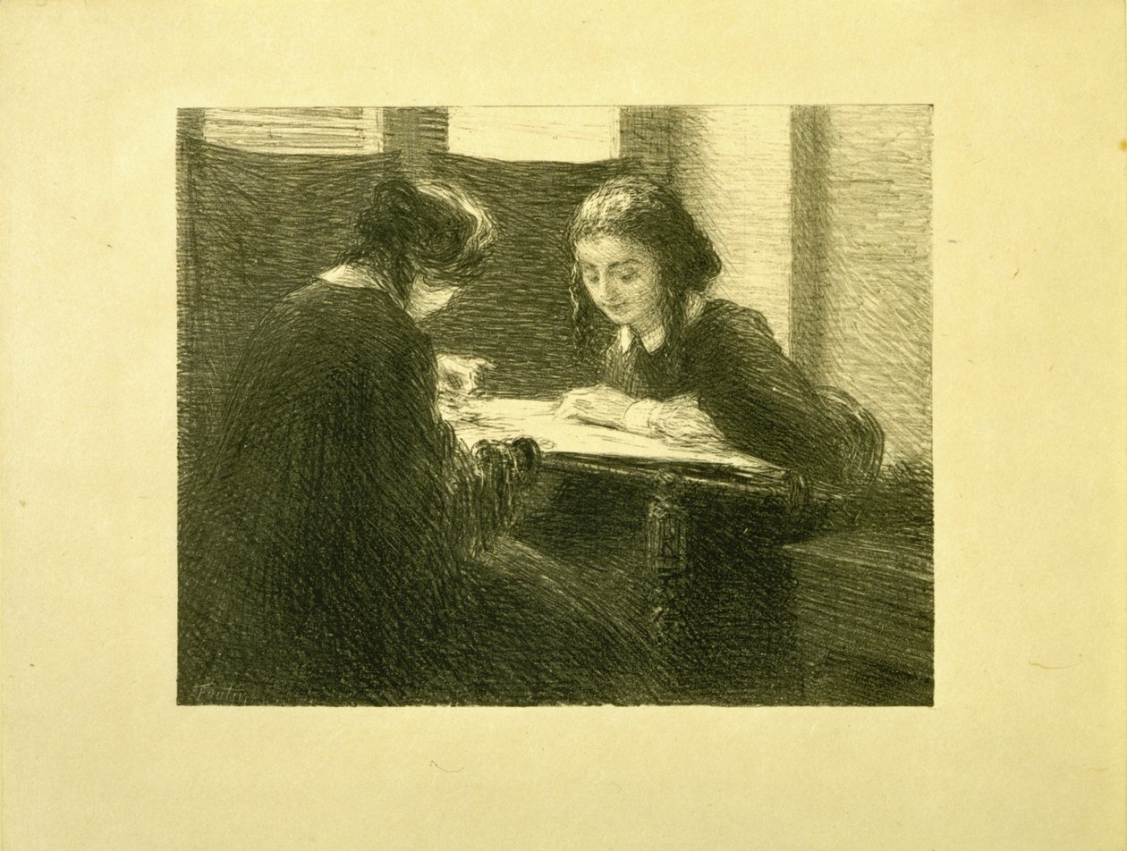 Las bordadoras, nº 3 de Henri Fantin-Latour