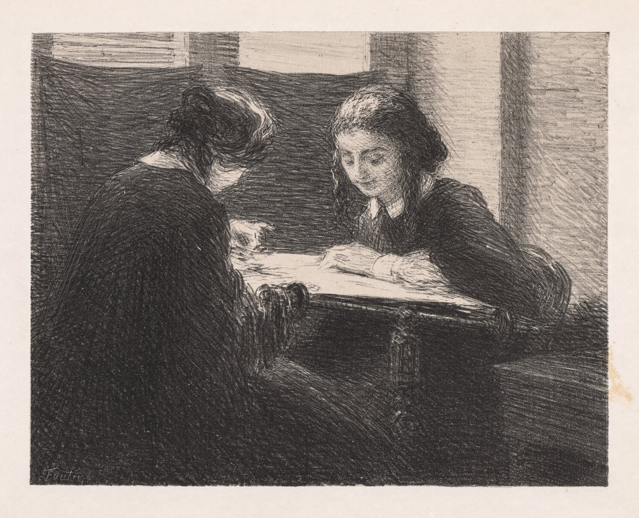 Las bordadoras de Henri Fantin-Latour