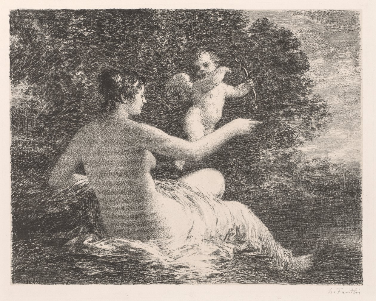 Venus y Cupido de Henri Fantin-Latour