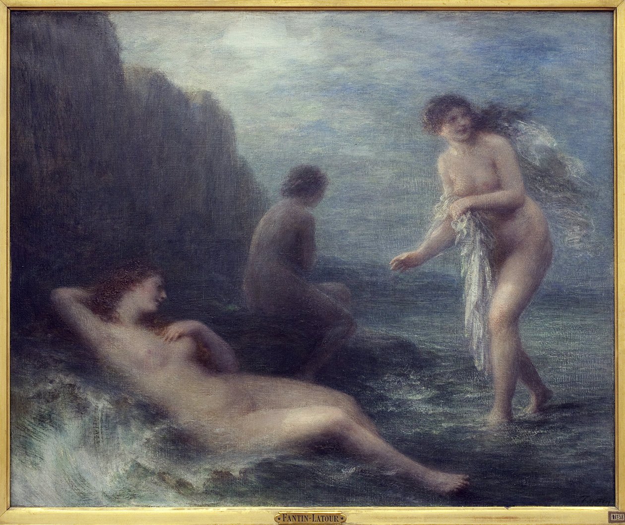 Junto al mar de Ignace Henri Jean Fantin Latour