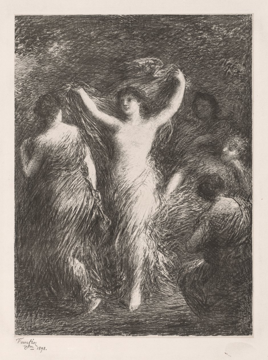 Bailando de Ignace Henri Jean Fantin Latour