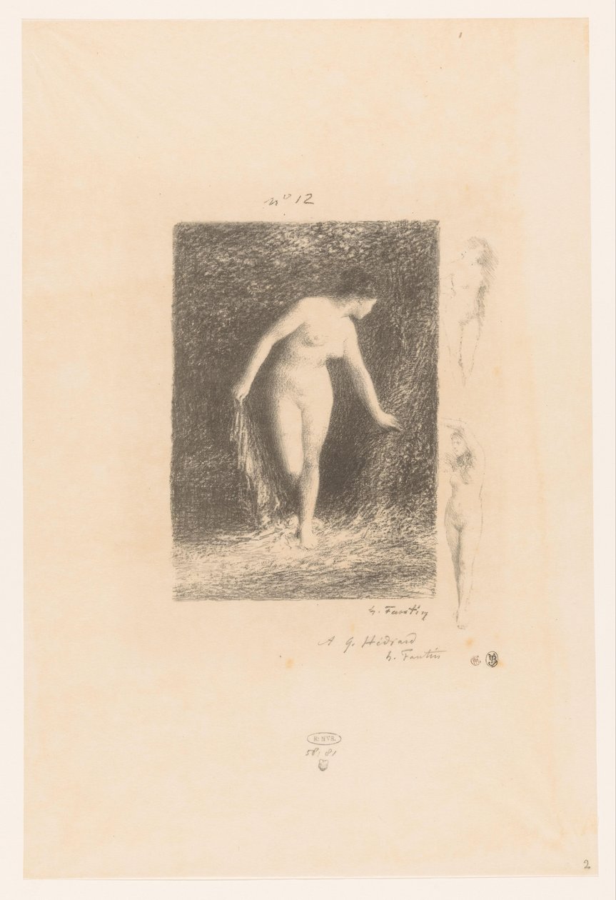 Diana se desnuda para bañarse
Diane
Poemas de André Chénier (título de la serie)
Ilustraciones para poemas de André Chénier (título de la serie) de Ignace Henri Jean Fantin Latour