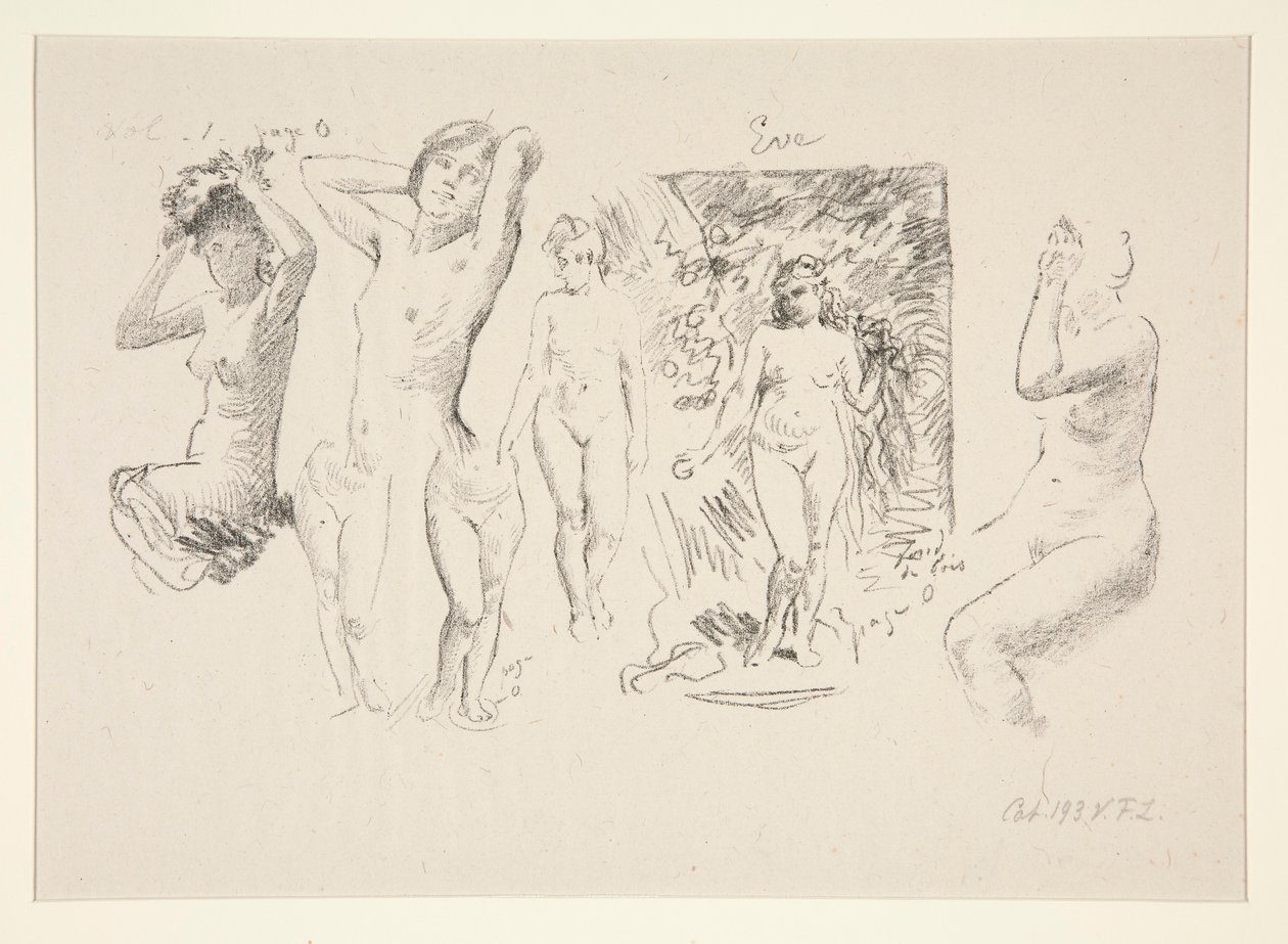 Hoja de de Ignace Henri Jean Fantin Latour