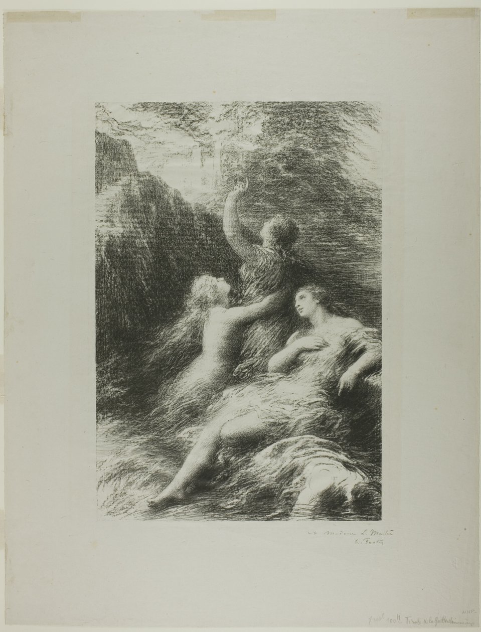 Finale del ocaso de los dioses de Ignace Henri Jean Fantin Latour