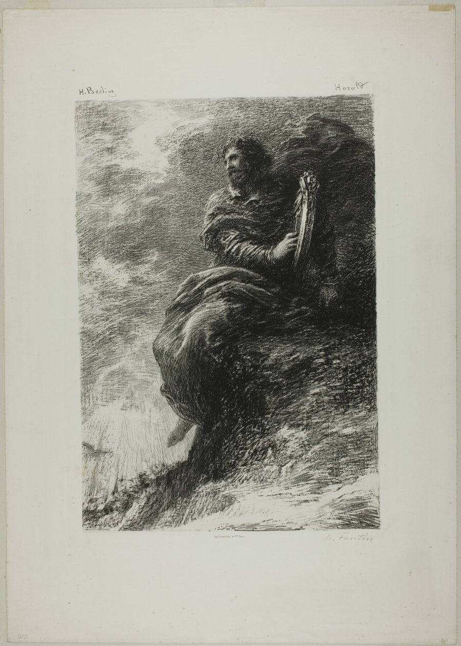 Harold: En las montañas de Ignace Henri Jean Fantin Latour