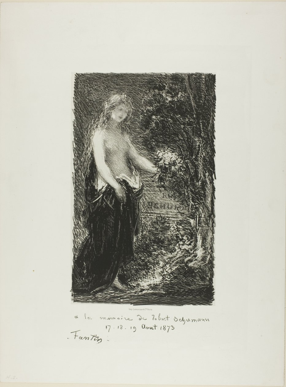 En memoria de Robert Schumann de Ignace Henri Jean Fantin-Latour