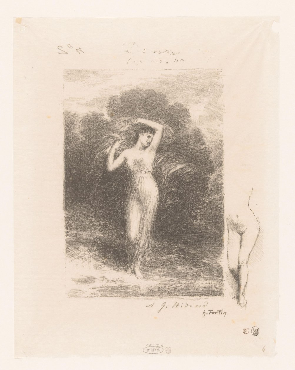 Una mujer joven con un hijo
El joven enfermo
Gedichten van André Chénier (título de la serie)
Ilustraciones para las Poésies d