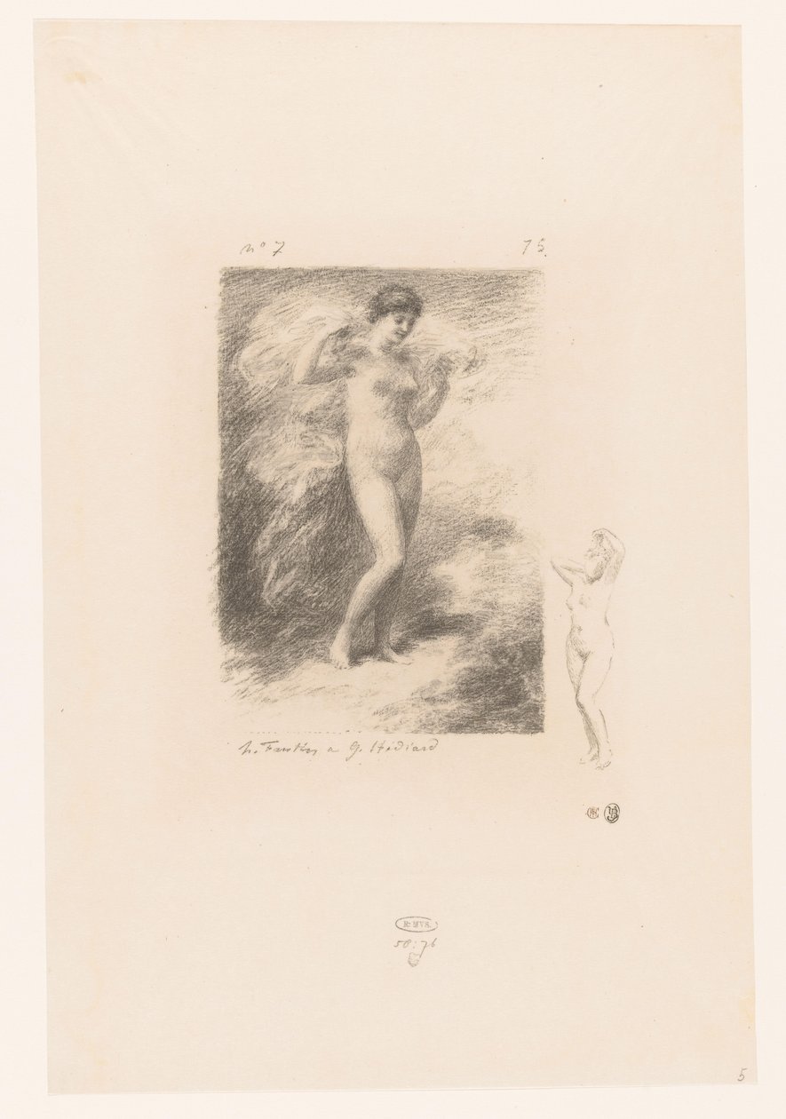 Néere met wapperende sluier
Néere
Gedichten van André Chénier (título de la serie)
Ilustraciones para las Poésies d