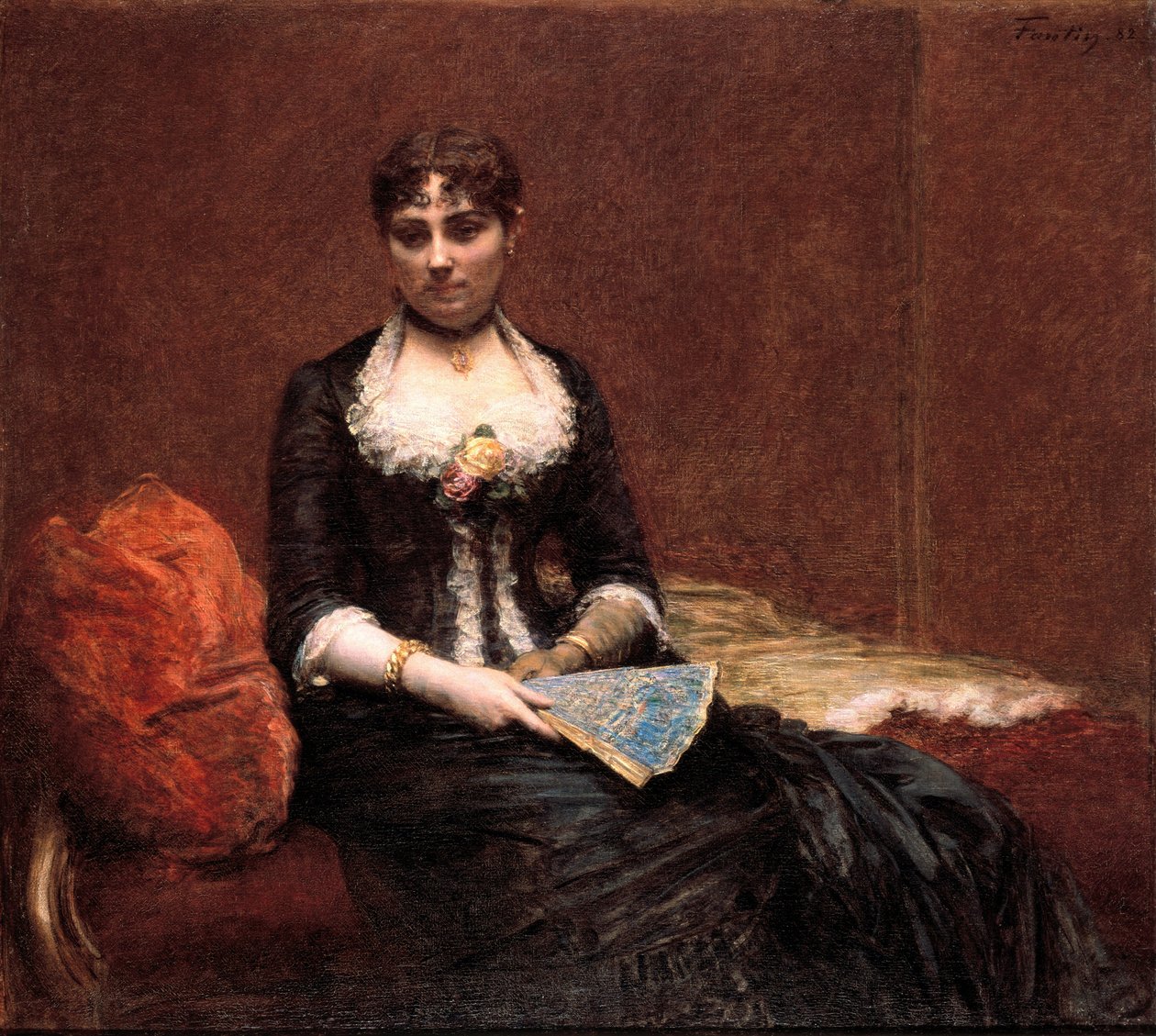 Retrato de Madame Léon Maître de Henri Fantin Latour