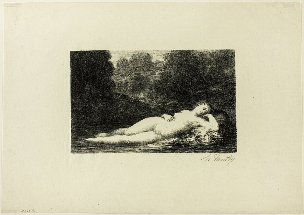 Agua silenciosa de Ignace Henri Jean Fantin Latour