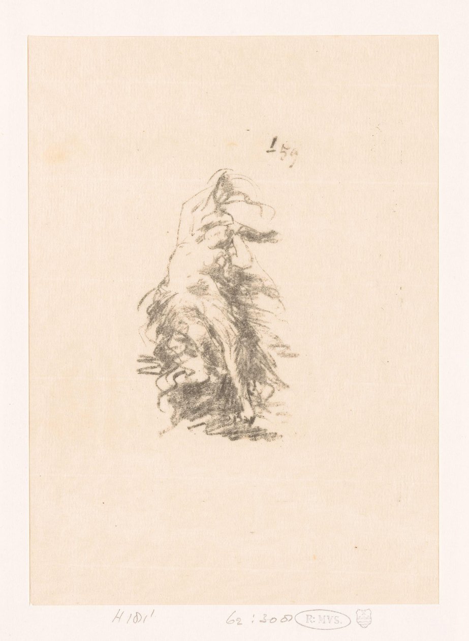 Estudio de una mujer que baila de Ignace Henri Jean Fantin Latour