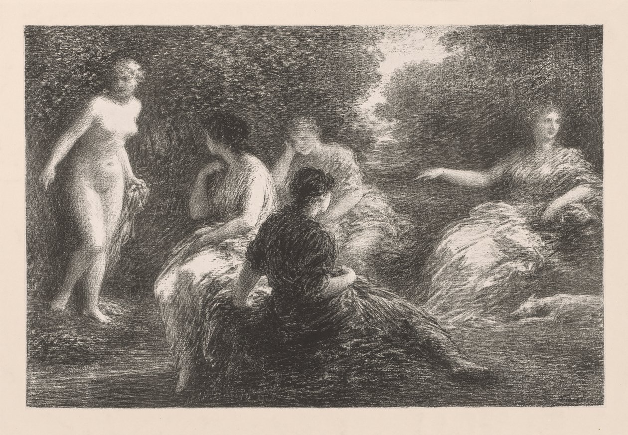 Los bañistas de Ignace Henri Jean Fantin Latour