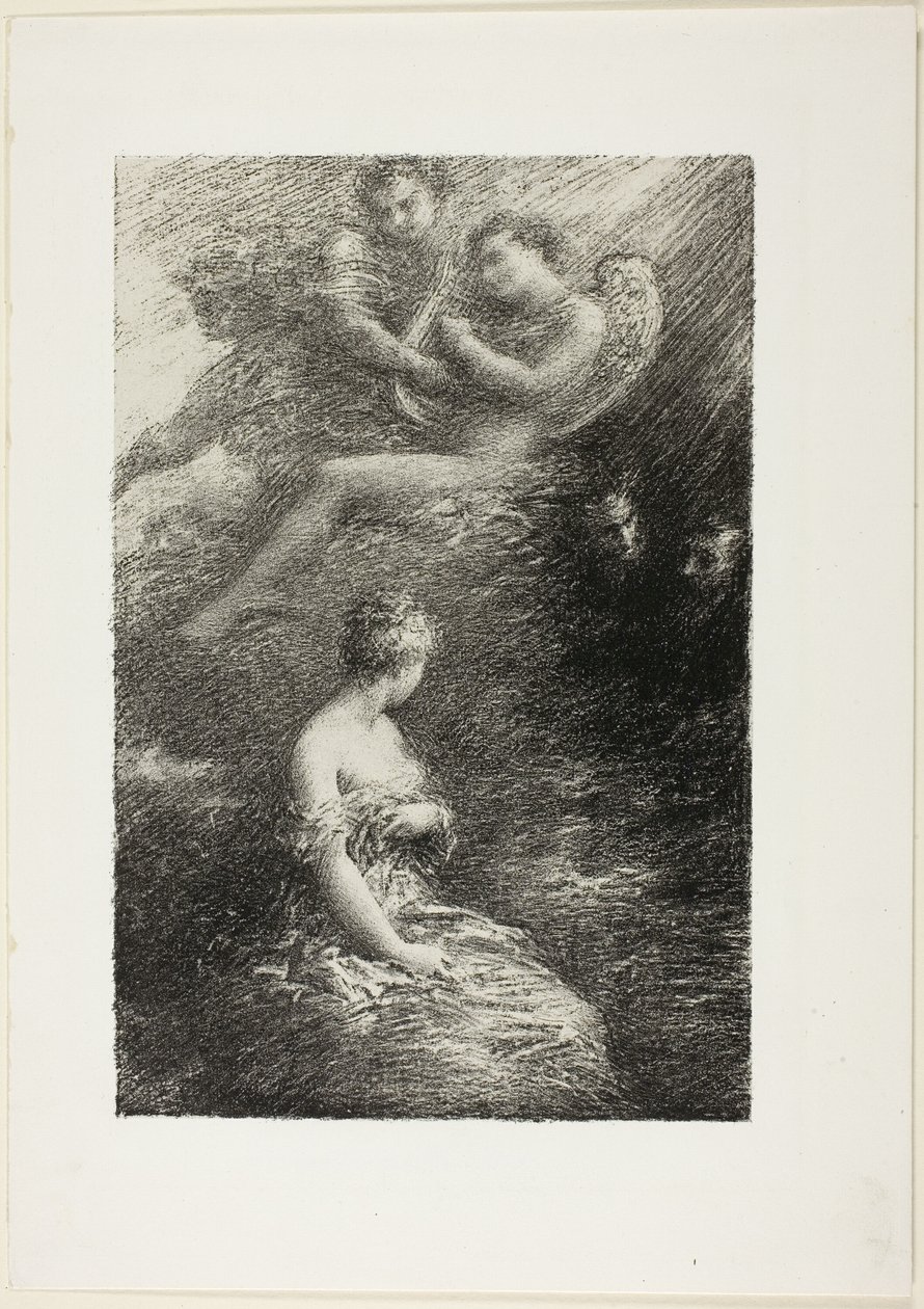 La condenación de Fausto: La aparición de Margarita de Ignace Henri Jean Fantin Latour
