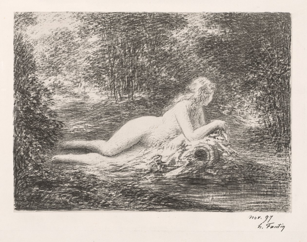 La primavera de Ignace Henri Jean Fantin Latour