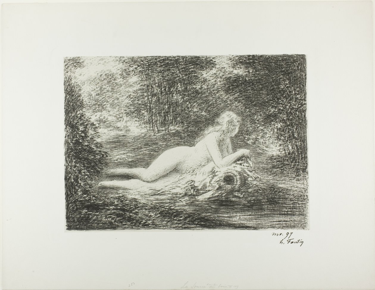 La primavera en el bosque de Ignace Henri Jean Fantin Latour