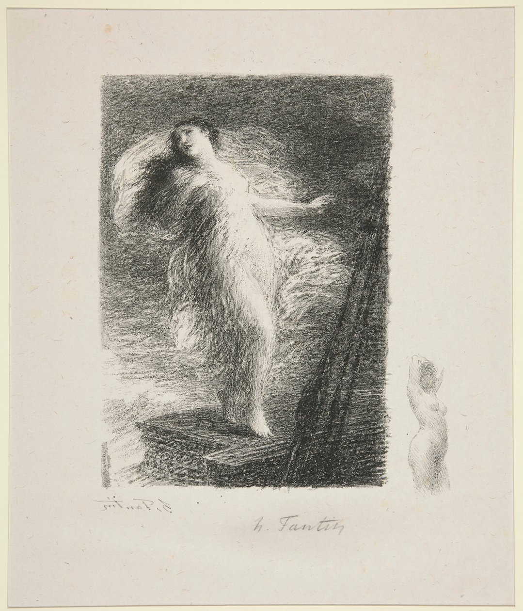 el joven tarentino de Ignace Henri Jean Fantin Latour