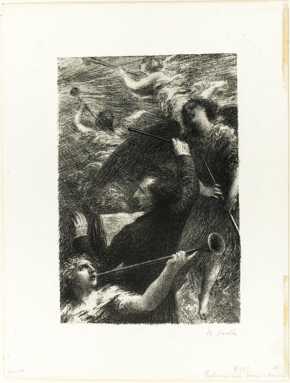 Tuba Mirum Spargens Sonum de Ignace Henri Jean Fantin Latour
