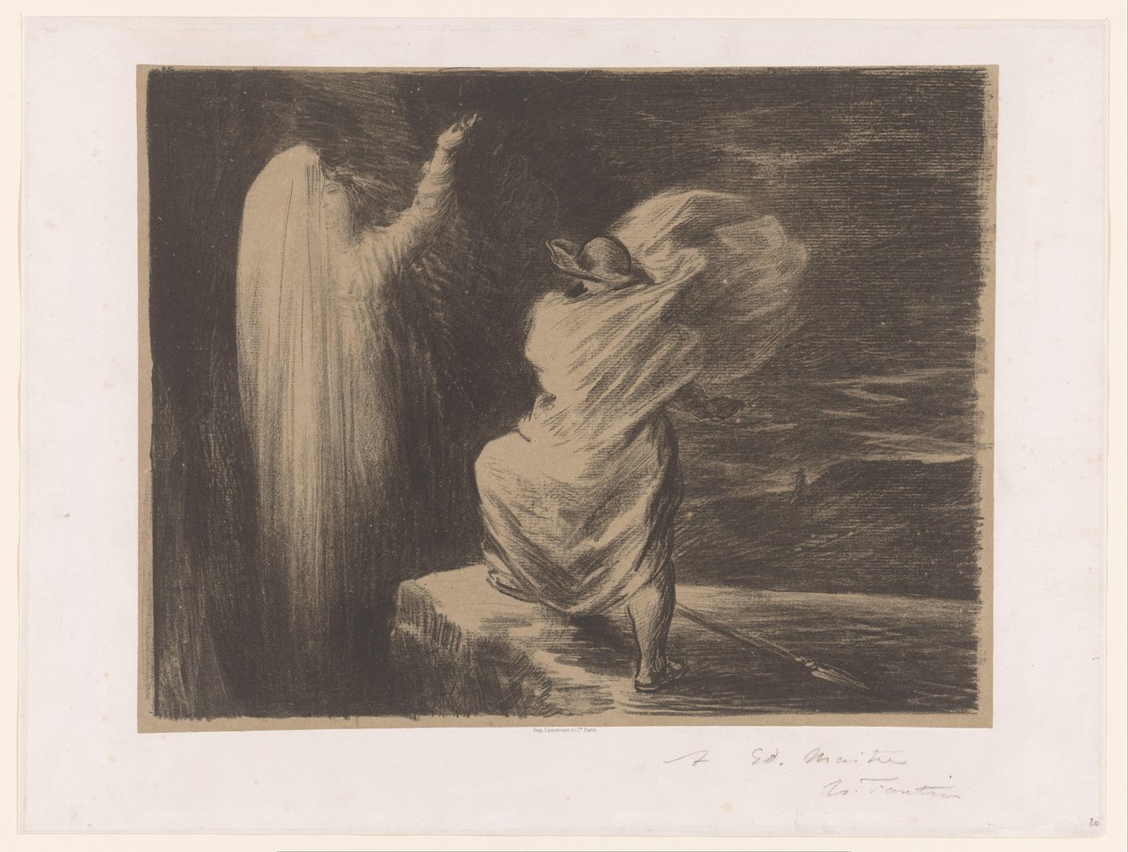 Wotan invoca a la diosa de la tierra Erda
Evocación de Erda de Ignace Henri Jean Fantin Latour