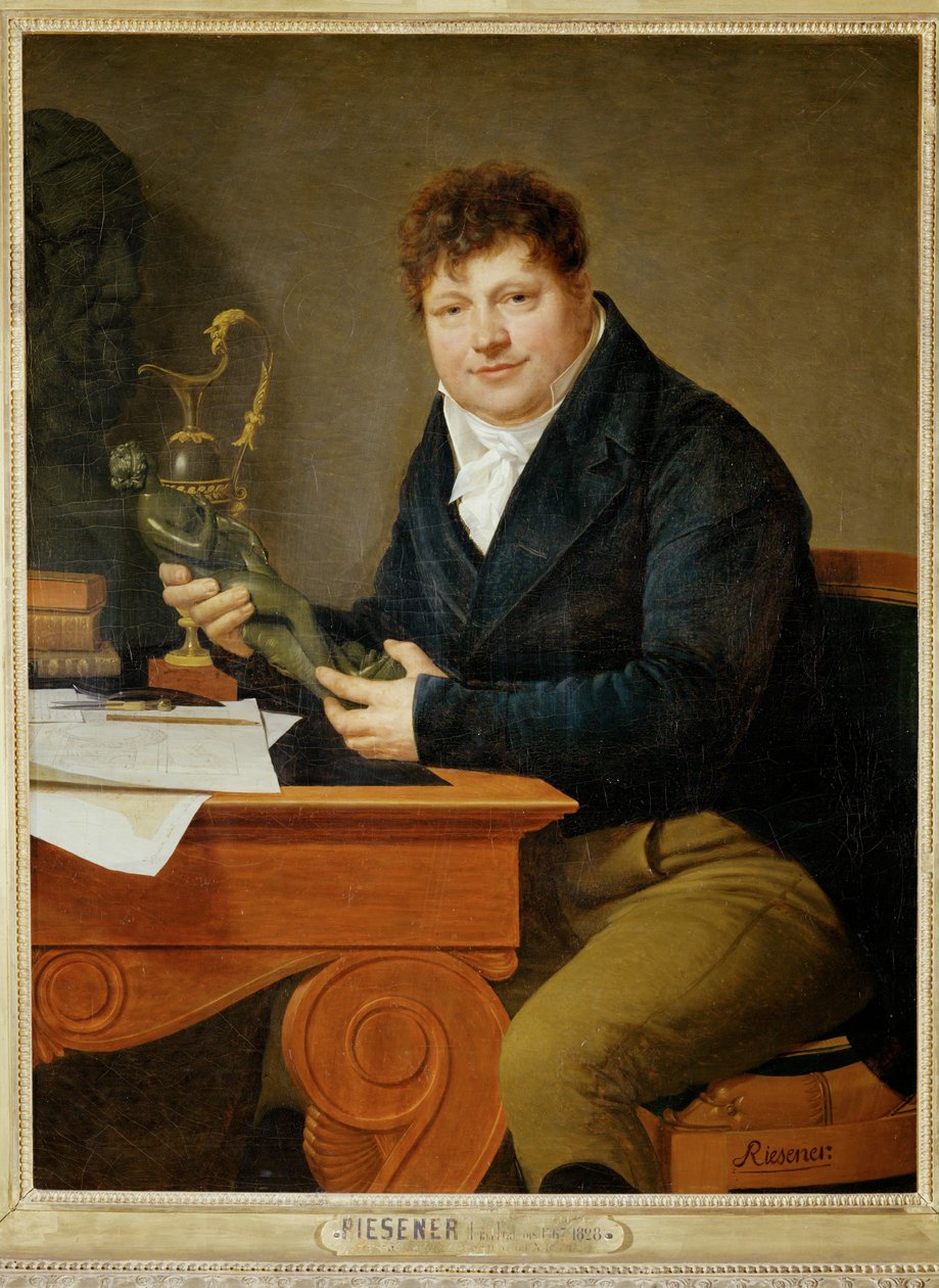 Antoine-Andre Ravrio, broncero imperial, primo del artista ... de Henri Francois Riesener