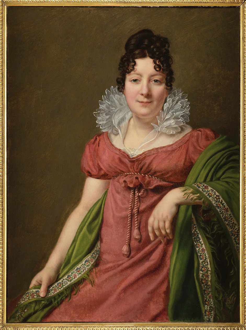 Retrato de Marie-Therese Bourgoin (1781-1833), amante del emperador Alejandro I de Henri Francois Riesener