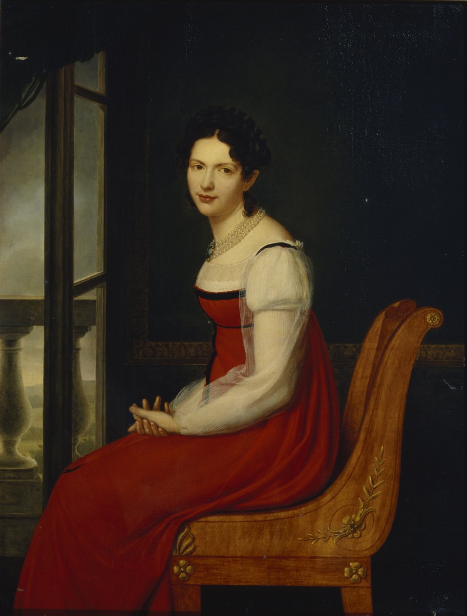 Retrato de la princesa Varvara Sergeyevna Dolgorukova 1793-1833, née Gagarina, ca. 1820 de Henri Françoiss Riesener
