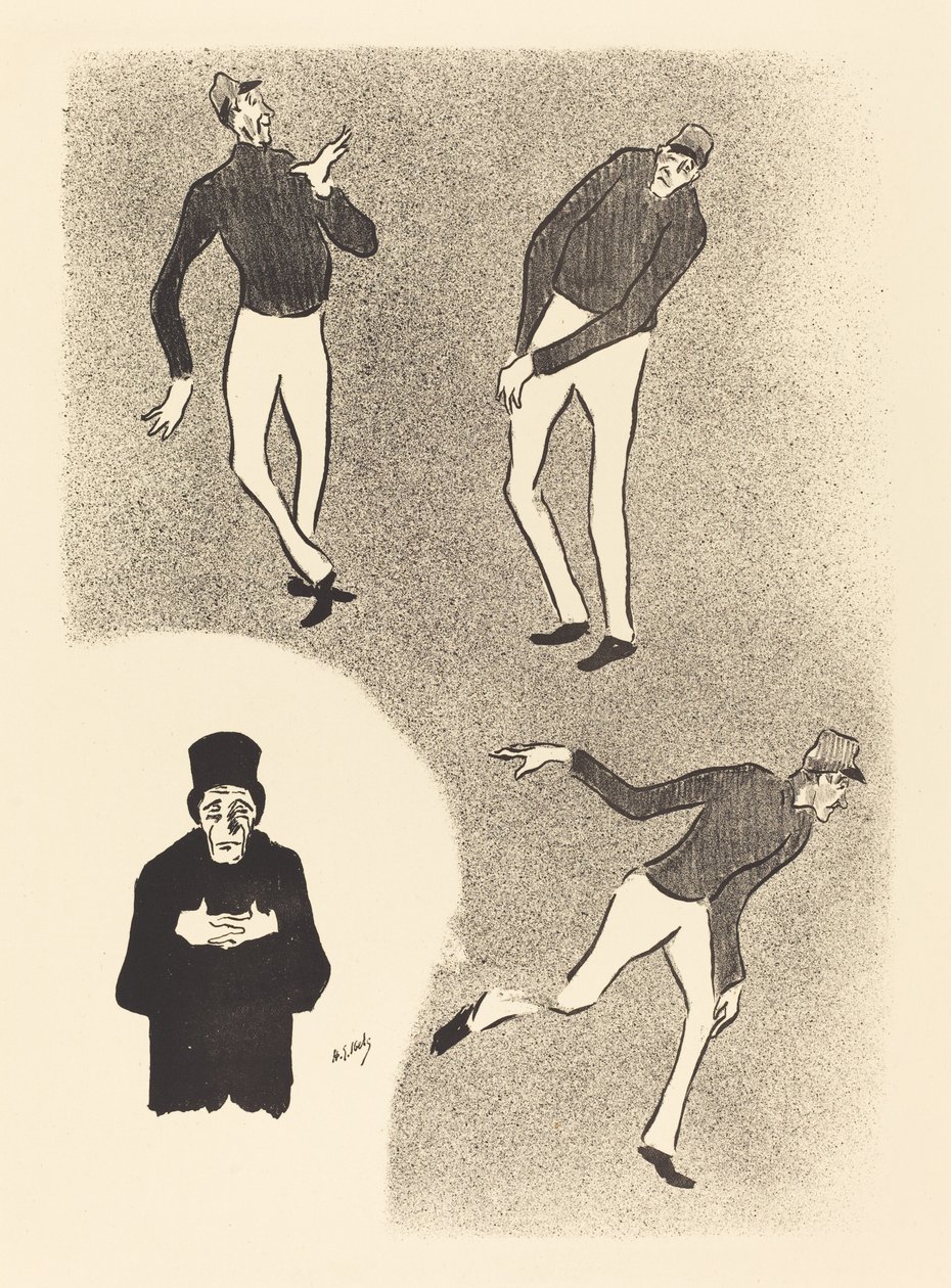 Payasos de Henri Gabriel Ibels
