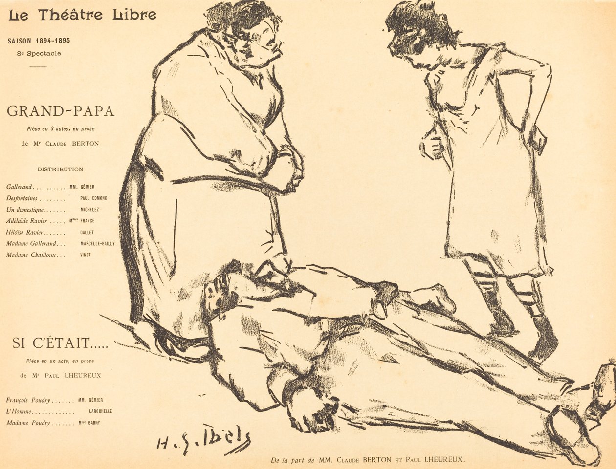 Abuelo; Si fuera de Henri Gabriel Ibels
