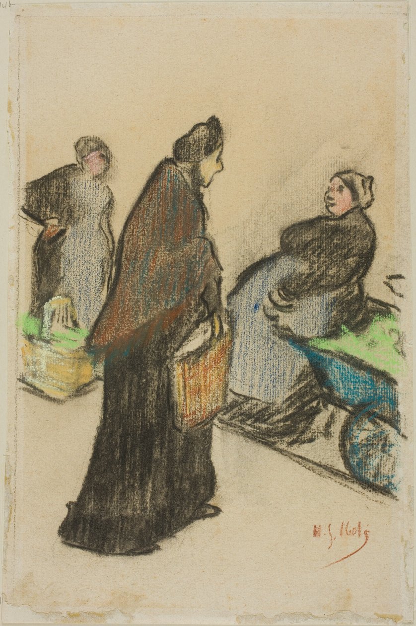 Mujeres del mercado de Henri Gabriel Ibels