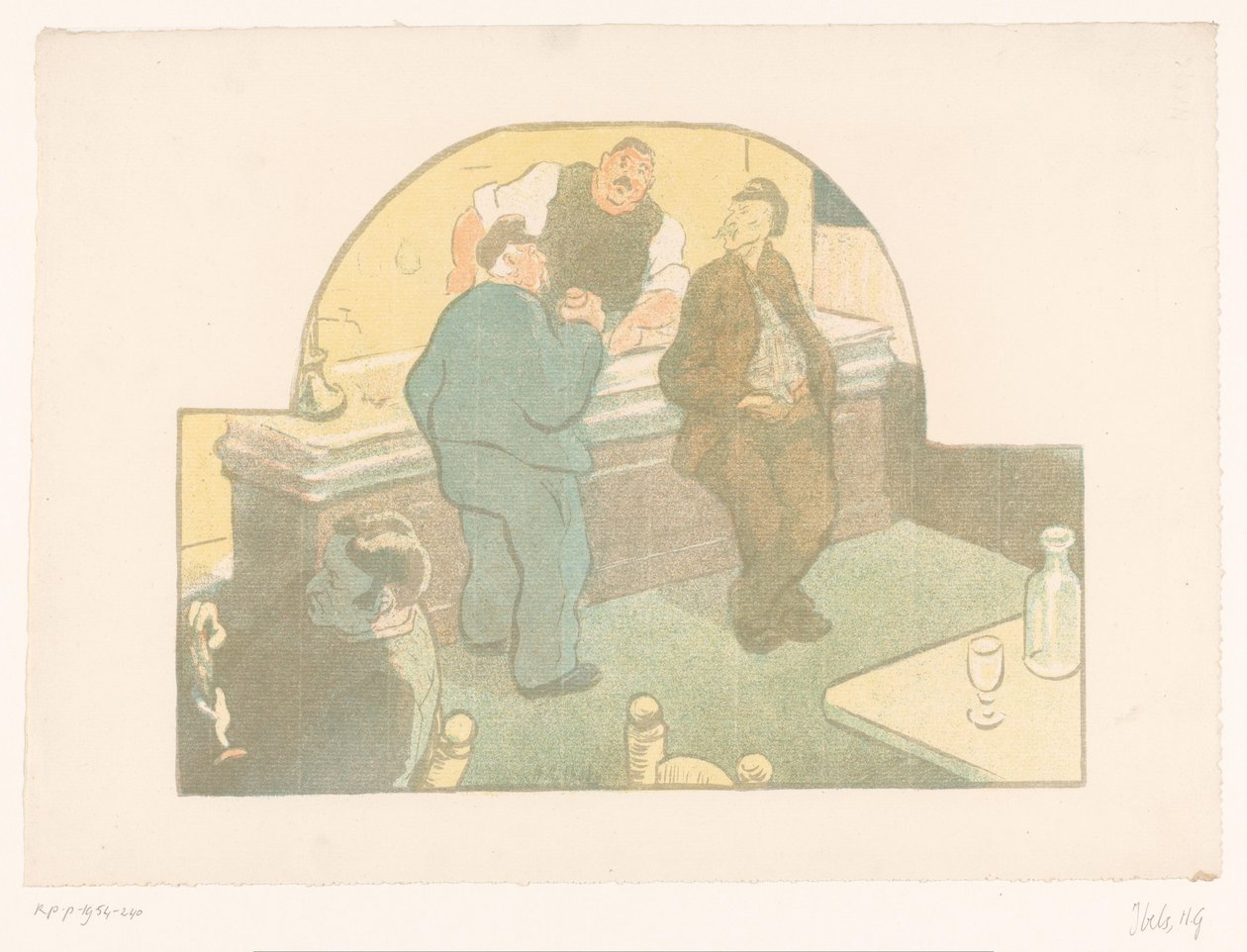 Cuatro hombres en un bistró
Le Devoir
Actuaciones del Théâtre Libre (título de la serie)
Les Programmes du Théâtre Libre (título de la serie) de Henri Gabriel Ibels