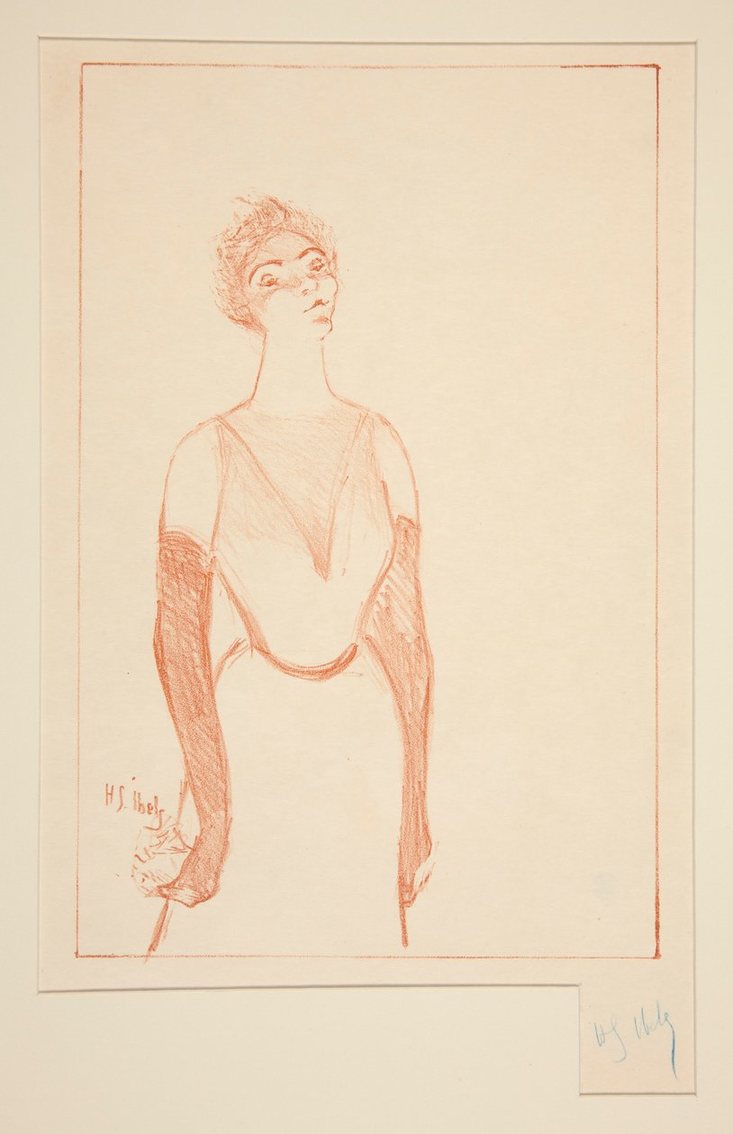 yvette guilbert de Henri-Gabriel Ibels
