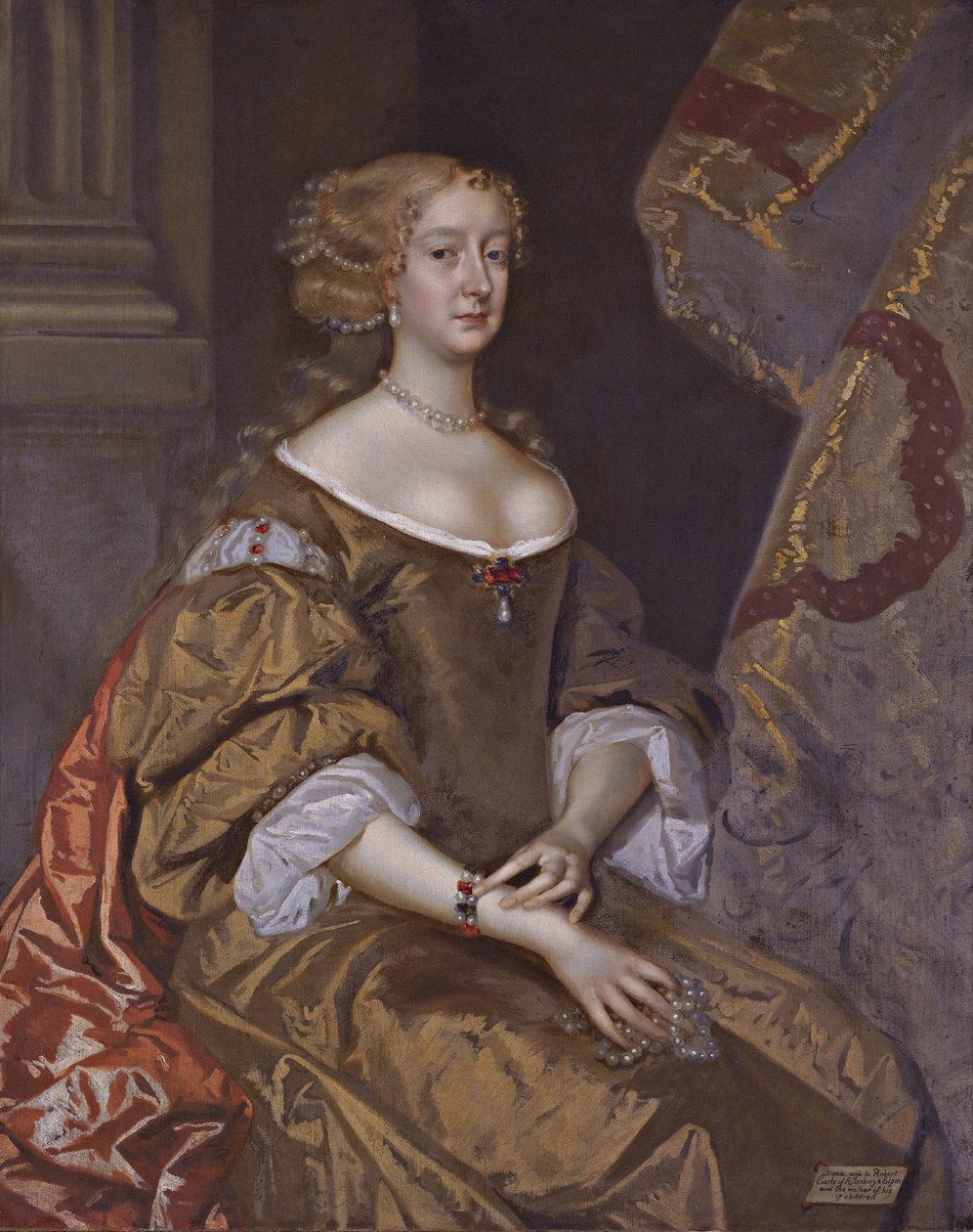 Diana, condesa de Ailsbury (hacia 1631 - 1689) de Henri Gascar