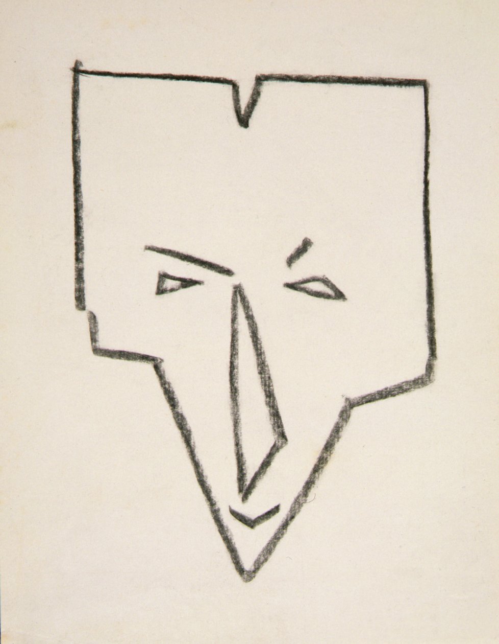 Cabeza de máscara étnica de Henri Gaudier Brzeska