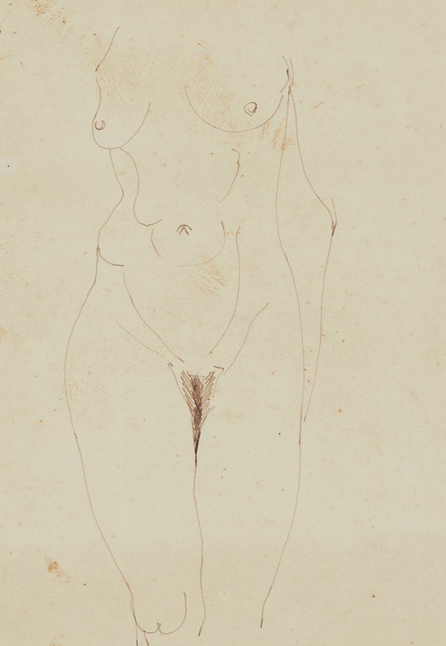 Torso desnudo femenino de Henri Gaudier Brzeska