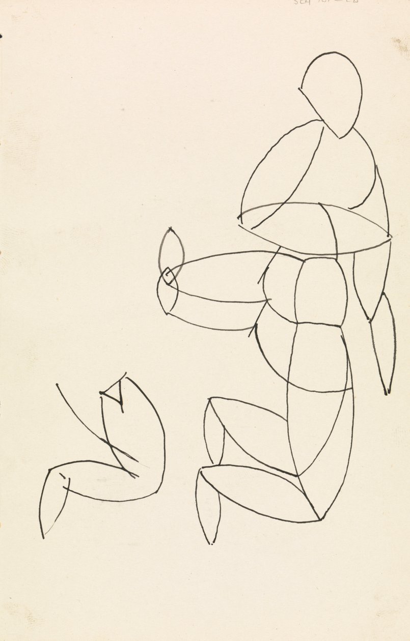 Figura Estudio de Henri Gaudier Brzeska