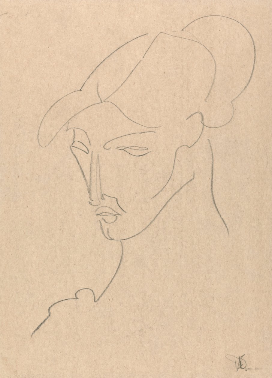 Retrato de mujer de Henri Gaudier Brzeska