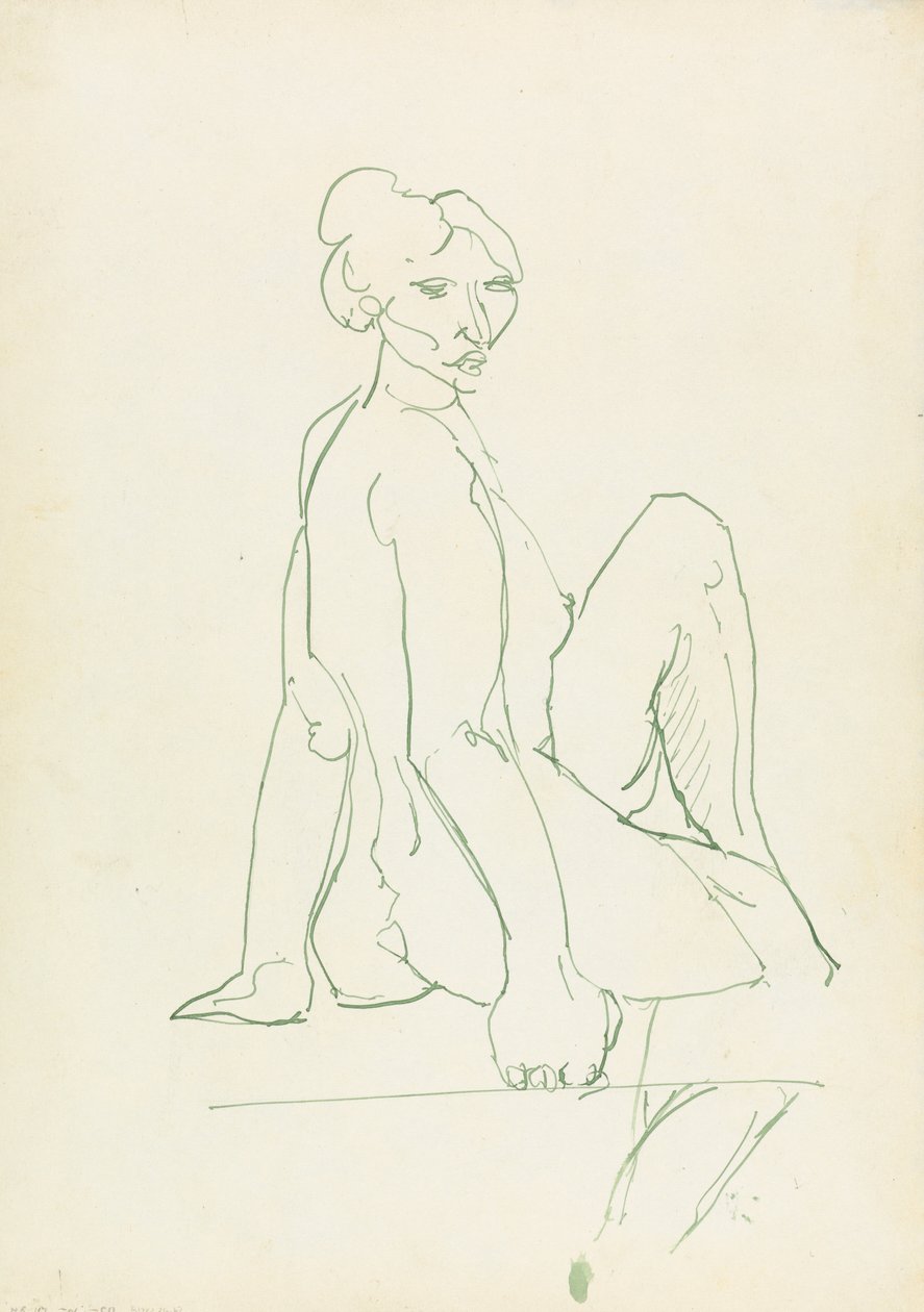Figura femenina sentada de Henri Gaudier Brzeska