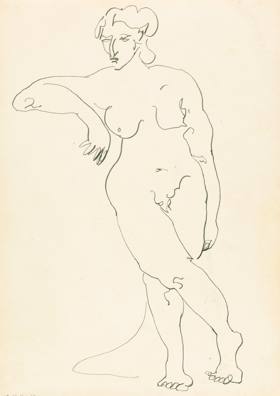 Figura femenina de pie de Henri Gaudier Brzeska