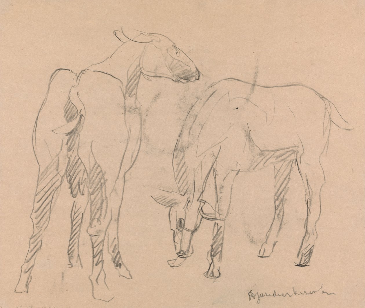 Dos cabras de Henri Gaudier Brzeska