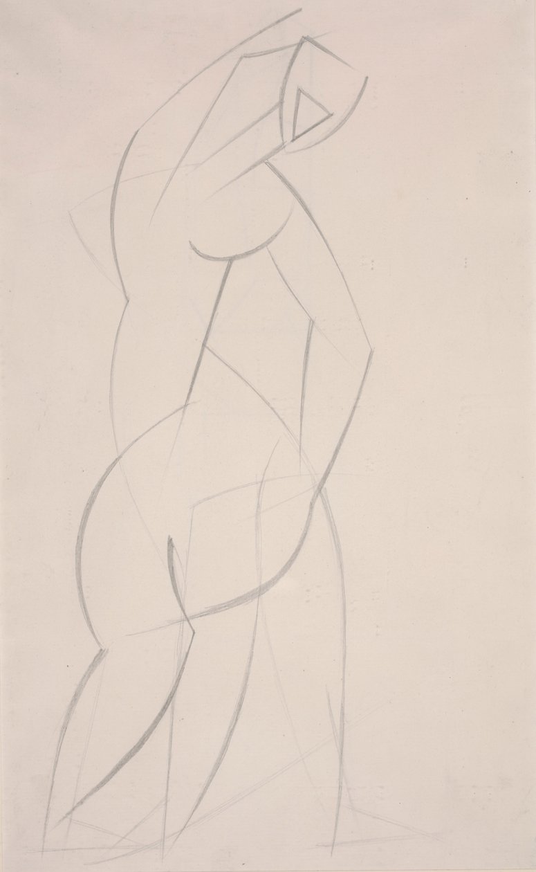 Sin título (Estudio para Bailarina de Piedra Roja) de Henri Gaudier Brzeska