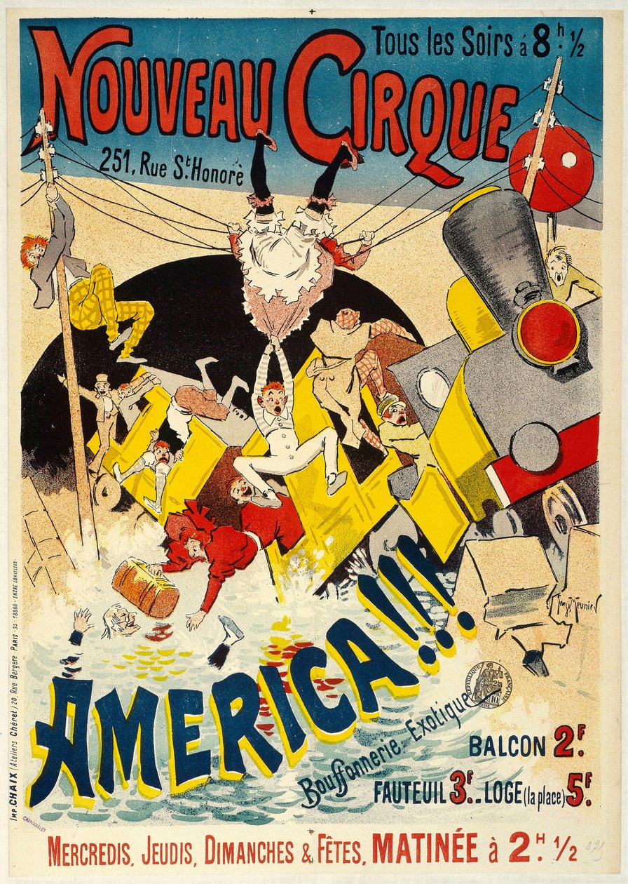 Nouveau Cirque, 1895 de Henri Georges Meunier