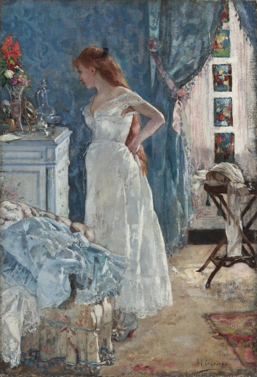 La toilette - Joven en negligé de Henri Gervex